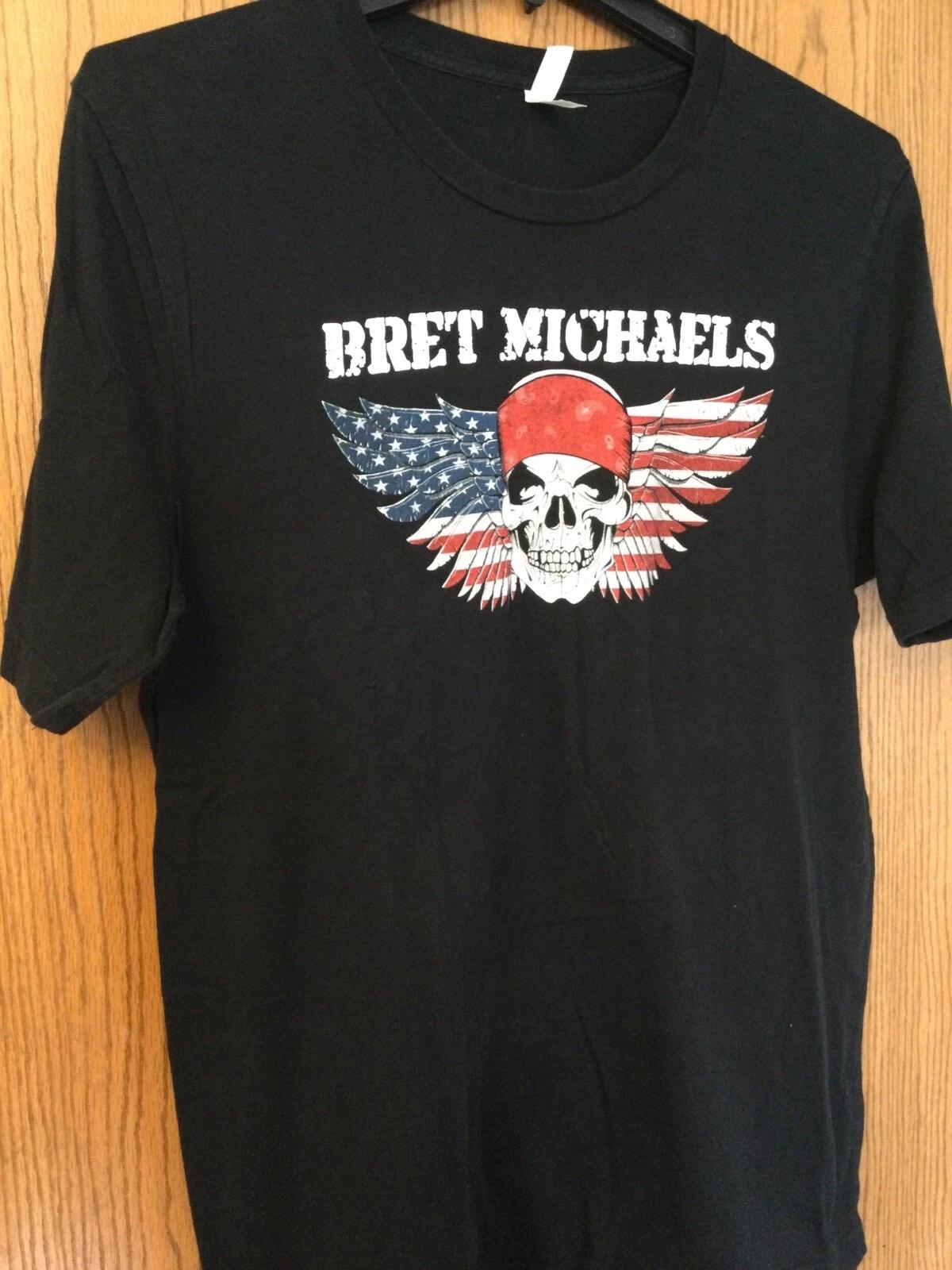 Bret Michaels - Black Shirt - XL. 2XL