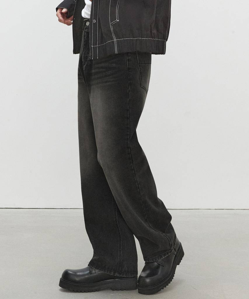 DECET Mid Rise Wide Jeans Dcpt027Ylblack