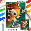 Bambi Oil Painting Kit Digital Painting Art Handmade Diy Home Room Decorations