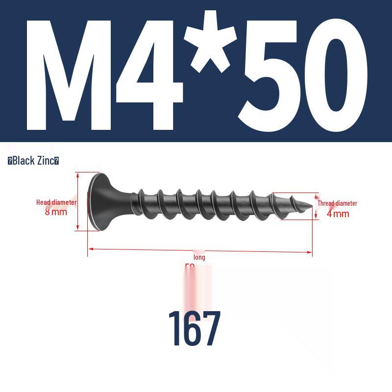304 Stainless Steel Galvanized Hardened Coarse Thread Countersunk Flat Head Phillips Wood Screws