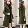 New Spring and Autumn Woolen Coat Female Long Large Size Thick Women Woolen Jacket Slim Lady Clothing Women's Coats