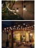Vintage LED Solar String Lights - G50 Transparent Ball for Outdoor Garden Patio Decor