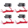 4Pcs Circuit Breaker Release Shunt Trip Left Side Mounting Remote Control Circuit Breaker Shunt Trip