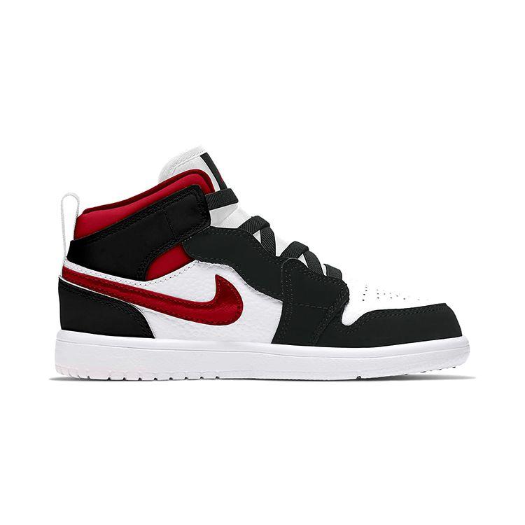 Jordan 1 Mid Alt Comfortable Versatile Non-Slip Shock Absorbing Wear-Resistant Mid-Top Kids Basketball Shoes Kids Basketball Shoes AR6351-122