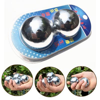 1 Pair Baoding Balls Elderly Rehabilitation Hand Finger Exercise Ball Rotating Joints Muscle Training Stress Relief Health Care