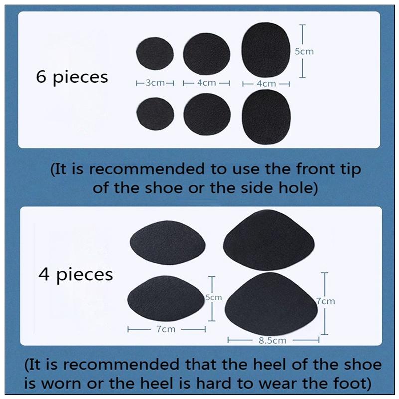Shoe Patch Vamp Repair Sticker Subsidy Sticky Shoes Insoles Heel Protector Heel Hole Repair Lined Anti-Wear Heel