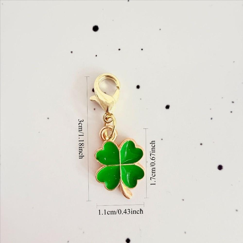 Ornaments Lucky Clover Keychain Good Luck Four Leaf Clover Pendant Bag Hanging  Backpack Accessory