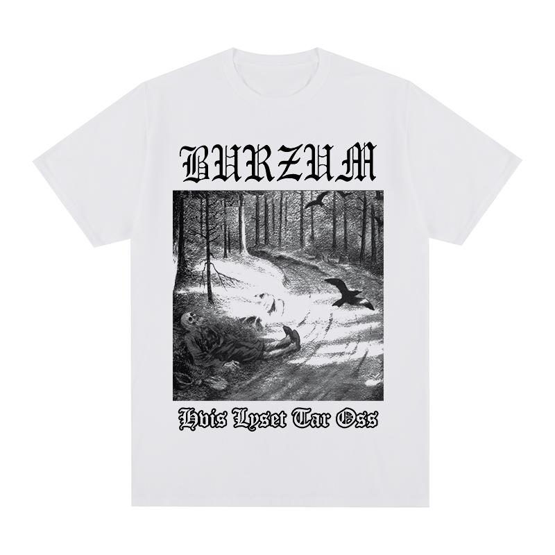 Футболка Burzum Hvis Lyset Tar Oss Cool с круглым вырезом, хлопковая, мужская, новая, женская. S