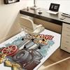 Office Carpet: Movie Night Essentials Popcorn Bucket, Camera, Film Reel, and Tickets for Your Home C