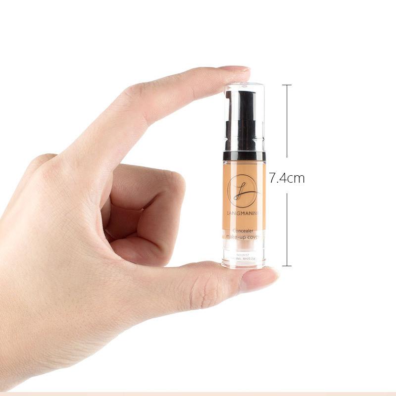 Flüssiger Foundation-Concealer, hellt den Hautton auf, wasserdicht und nicht leicht zu entfernen, Make-up, BB-Creme, 6 Farben optional