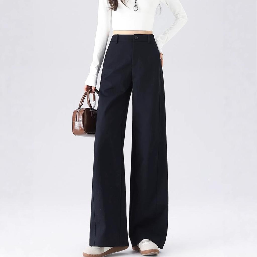 Fashion loose wide-leg pants women's 1116 summer explosion casual trousers high waist thin narrow version versatile straight-leg pants