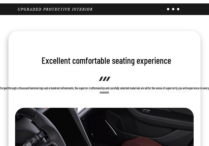 Hongqi H5 & HS5 Semi-Surround Car Seat Cushion Set