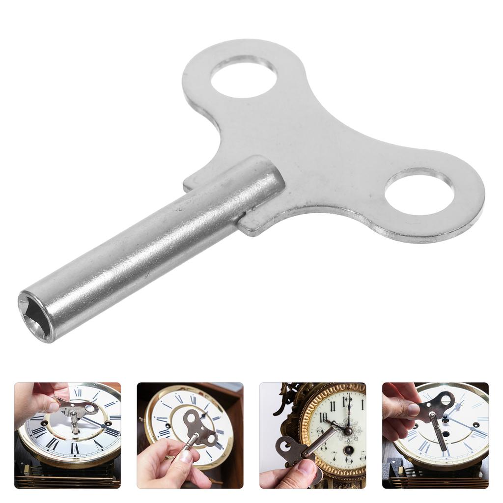 Vintage Clockwork Tools Accessories Wall Parts Alarm Keys Desk Winding Replacement Convenient Steel