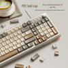 Women's Wireless Bluetooth Mechanical Keyboard & Mouse Set with Brown Switch Feel for Office and Gaming