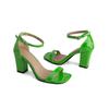 Sandales à talons hauts pour femmes été nouvelle collection sandales à plateforme à bout ouvert grande taille