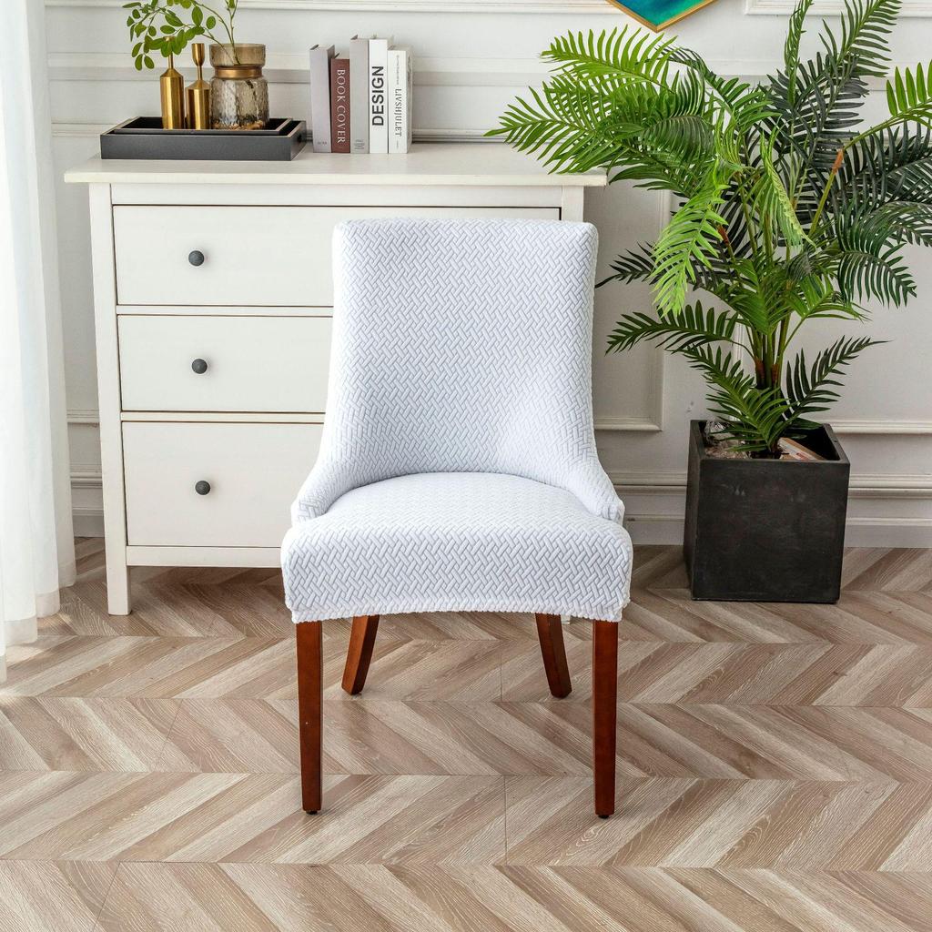Customized 210gsm Jacquard Plaid Stretch Armchair Cover for Home or Hotel