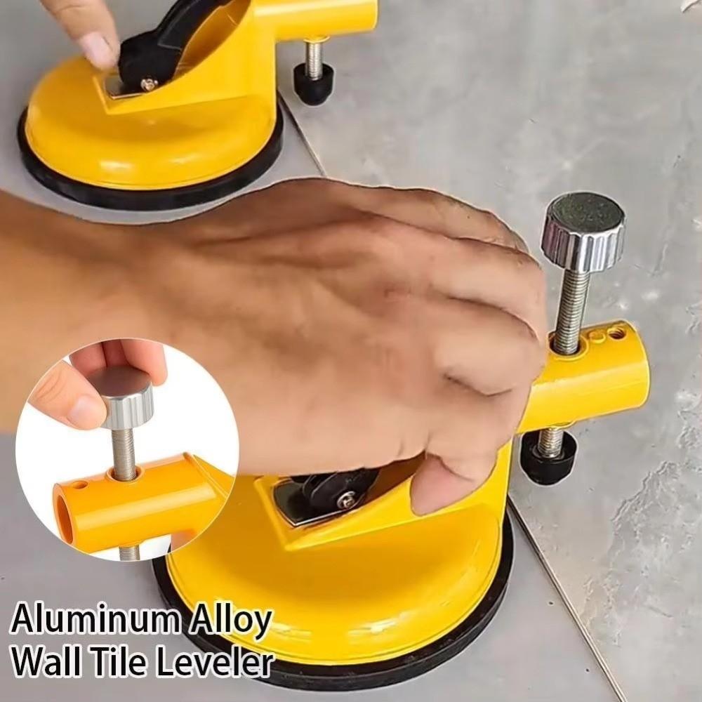 Suction Cup Tile Installation Tools Aluminum Alloy Adjustable Rock Slab Patchwork Leveling Device Right Angle Fixer