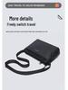 Korean-Style Trendy Men's Versatile Crossbody Bag | Casual Commute-Friendly Fashionable Small Square Bag