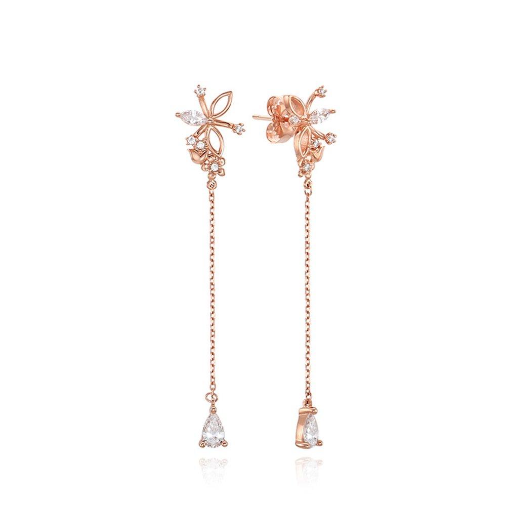 Note Pink Silver Earrings Tessvp11600S