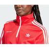 Adidas Originals Sporty & Rich Collaboration SS24 Brand Logo Letter Pattern Striped Pullover Jacket Women Jacket Red JD3766