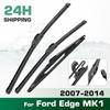 For Ford Edge MK1 2007-2014 2008 2009 2010 2011 Wiper Front & Rear Wiper Blades Windshield Windscreen Window Brushes 26"+20"+14