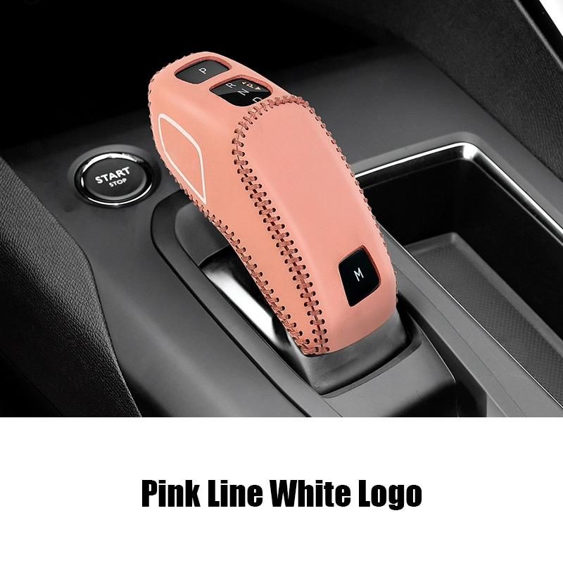 For Peugeot 208 GT P21      leather gear shift cover lever protection cover suede gear shift cover 30 03