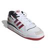 Adidas Forum Exhibit Low White Scarlet Unisex Sneakers Footwear-White Core-Black GX1523