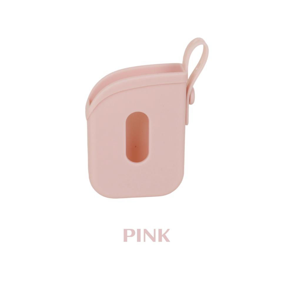 

С регулируемым шнурком Чехол для спрея-антисептика для рук Силиконовый защитный чехол для путешествий и занятий спортом розовый