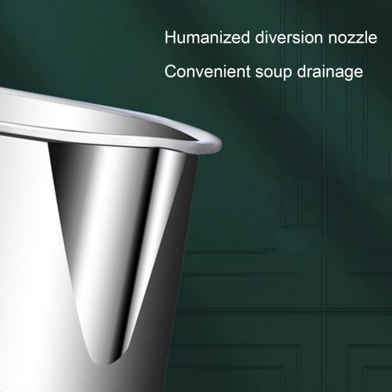 1 Set Fryer Multifunctional Mini Pot Good Heat Conductivity Stainless Steel Oil-saving Home Fryer Cooking Utensils