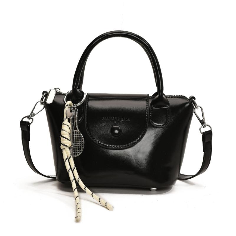 

Popular bag women s retro spring new bag cover casual messenger bag portable bucket bag чорний