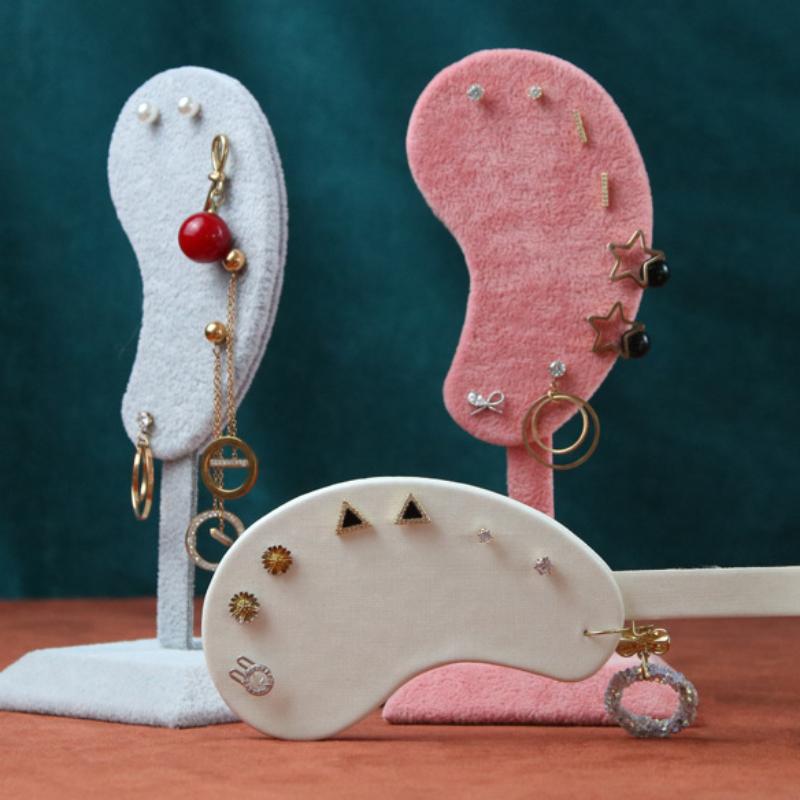 1Pcs Earring Display Stand Fashion Ear-shaped Ear Clip Stud Jewelry Display Organizer Holder Earrings Pendants Jewelry Rack Ear Model