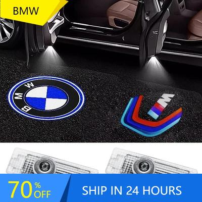 X6 X7 2025 New 2PC LED Car Door Welcome Courtesy Lamp Projector Light for X5 E70 E60 F10 F20 F30 X3 X6 Z E90 E92 E83 E87 E46