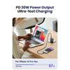 Toocki GaN USB C Charger for Travel 30W Portable USB Fast Charging Quick Charge Type C Charger for iPhone Xiaomi POCO UK/KR Plug