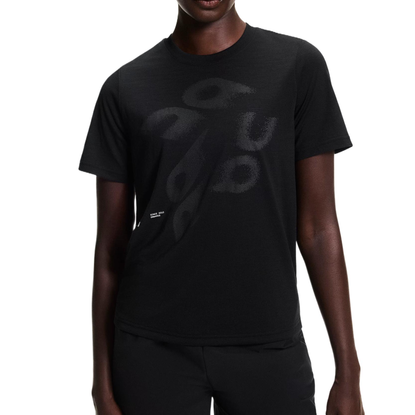 

Женская футболка с коротким рукавом для бега On Fit, отводящая влагу, топ 1WG11250553 XL