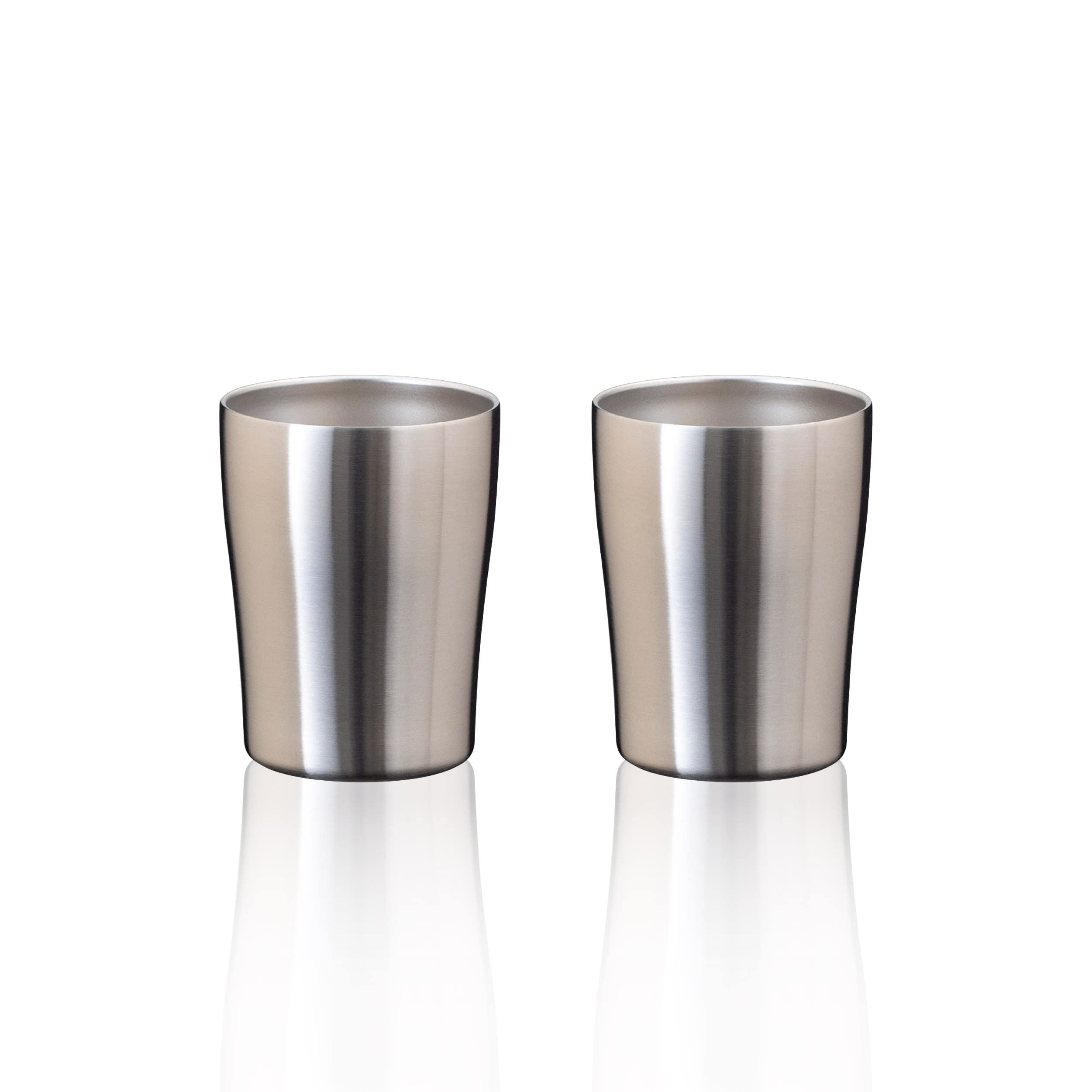 

Atlas Pair of 250ml Stainless Steel Tumblers with Vacuum Insulation and Smooth Perfect for and Other Drinks ASTN-250MT2P Mouth, Beer, Highballs,