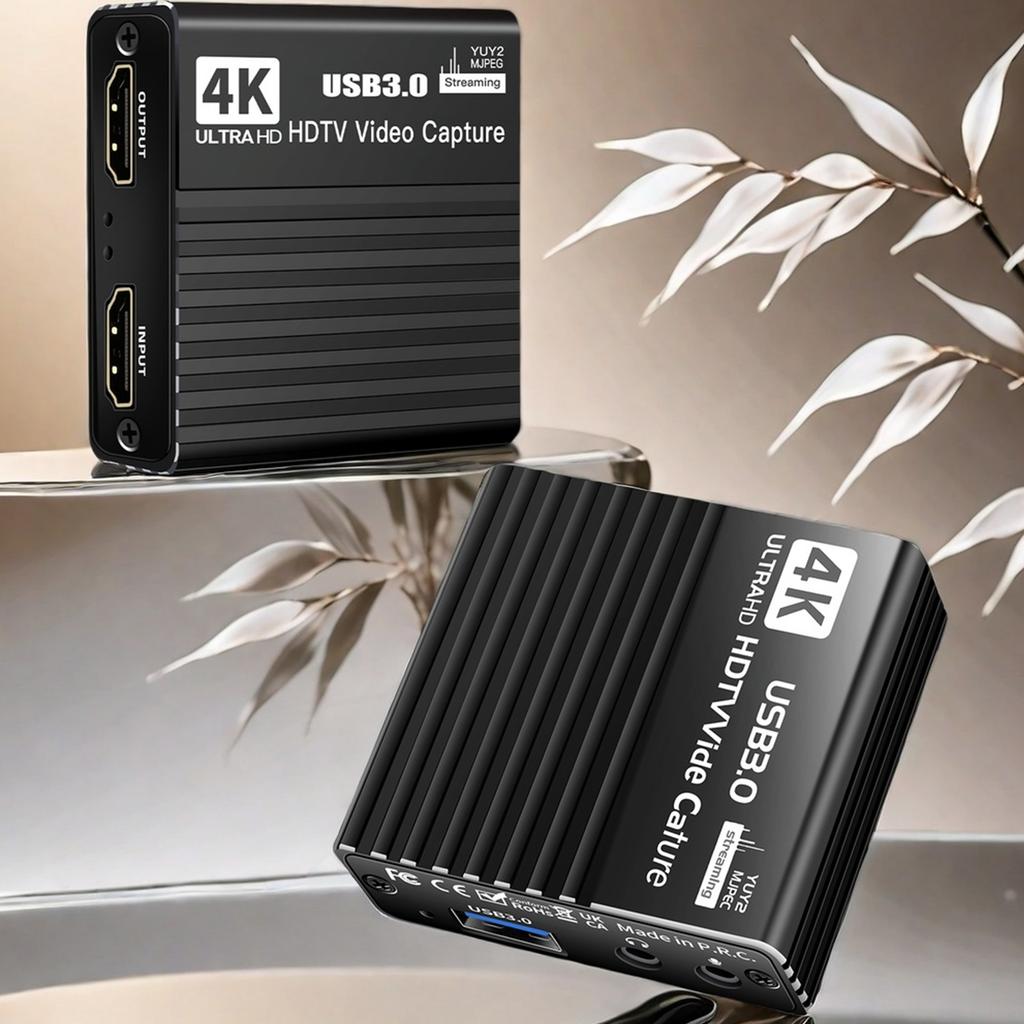 USB 3.0 Video Capture Card HDMI 4K Recording Box Game 1080P Video Recorder 60FPS