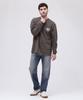 Avirex CROSSOVER BANDANA PATCH LONGSLEEVE Size T-SHIRT, Men's, 2XL, 310, Olive, 783-4230023