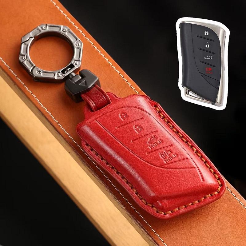 S Genuine Leather Car Remote Key Fob Cover Key Case For Lexus Es300H Es350 Es200 Es260 Ls350 Ls500H Fob Key