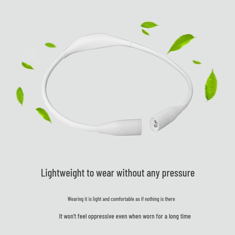 LED USB Rechargeable Neck Light: Eye-Friendly, Portable, Button-Control, Ideal for Reading or Outdoor Use
