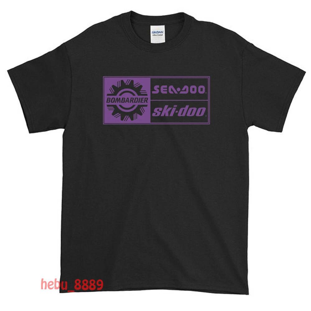 New Bombardier Ski-Doo Snowmobile Logo Unisex T shirt Funny Size S to XXL XL