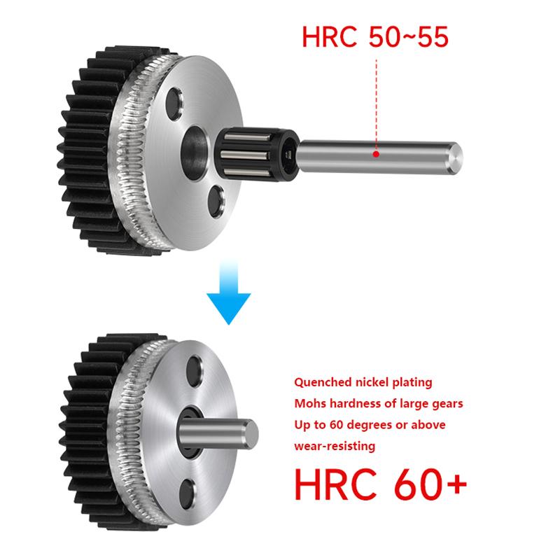 Sert Çelik Redüksiyon Dişlisi Yüksek Hızlı Motor Cr10 Cr-10S Ender3 V2 Hgx Lite Ekstruder Çift Dişli Ekstruder