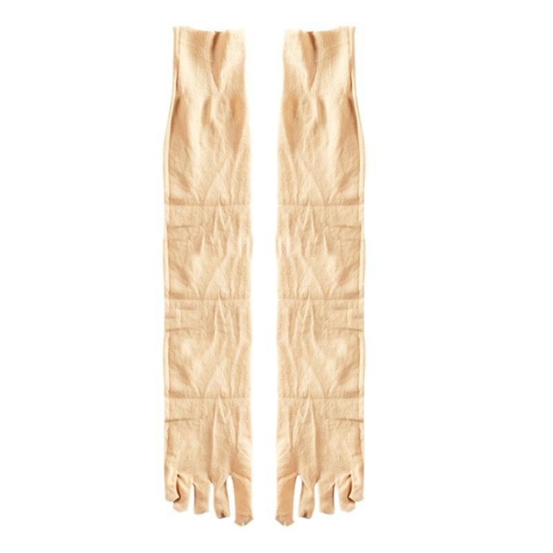 Breathable Split Toe Knee Length Long Socks For Women Sweat Absorbing Toe Separation Stockings with Ribbed Elastic Cuffs