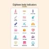 Smart All-in-One Ultrasonic Height, Weight, and Body Fat Scale (CN Version)