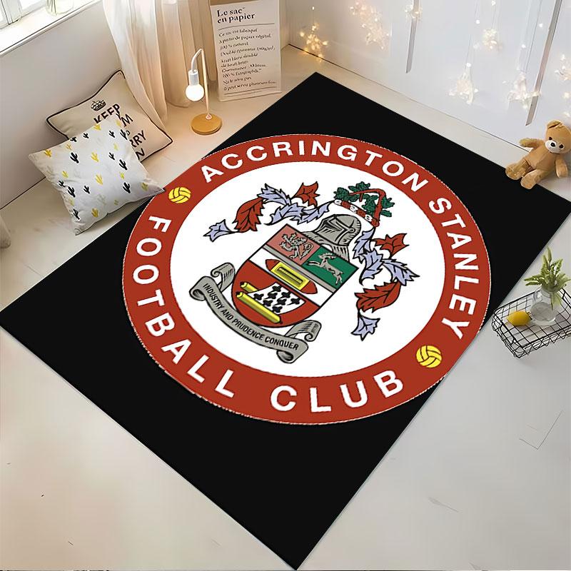 Accrington Stanley Logo Carpet suitable as a non-slip mat for the living room or bedroom sofa
