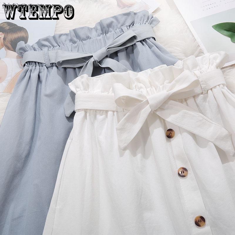 Women's Temperament Long Section High Waist Slim Skirt Elastic Waist Solid Color Skirt Casual Skirt