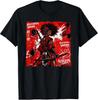 Black Samurai Girl Anime Warrior Afro African Pride Women T-Shirt