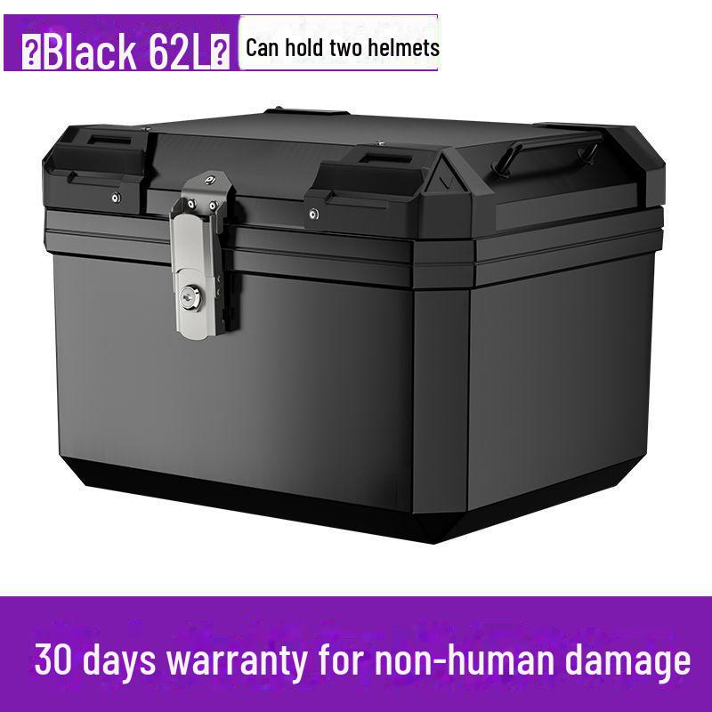 Universal Waterproof Motorcycle and Electric Scooter Trunk: Large Capacity Tail Box for Storage and Takeout