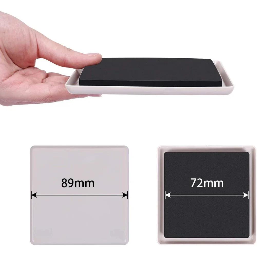 8 STÜCKE Möbelgleiter Quadratische Tisch Stuhlbeine Polster Bodenschutzmatte Hochleistungs-Möbelgleiter Arbeitssparende Umzugshelfer Gleiter