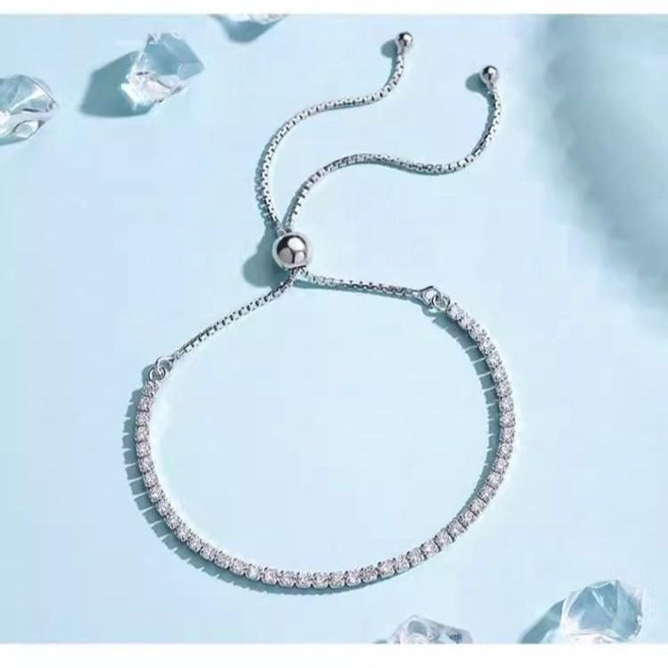 Koreanischer Stil Vera Venna Diamant- und Kristallarmband für Damen