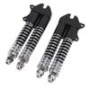 1 Pair 10 Inch Electric Scooter Shock Absorber Scooter Hydraulic Spring Shock Absorber Aluminum Alloy